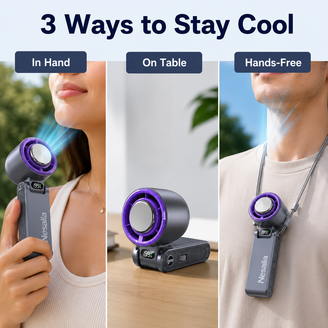 Nesalia™ Portable Mini AC Fan