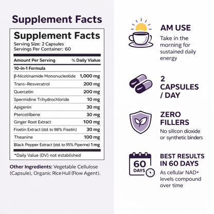 Nesalia™ NMN 10-in-1 Capsules
